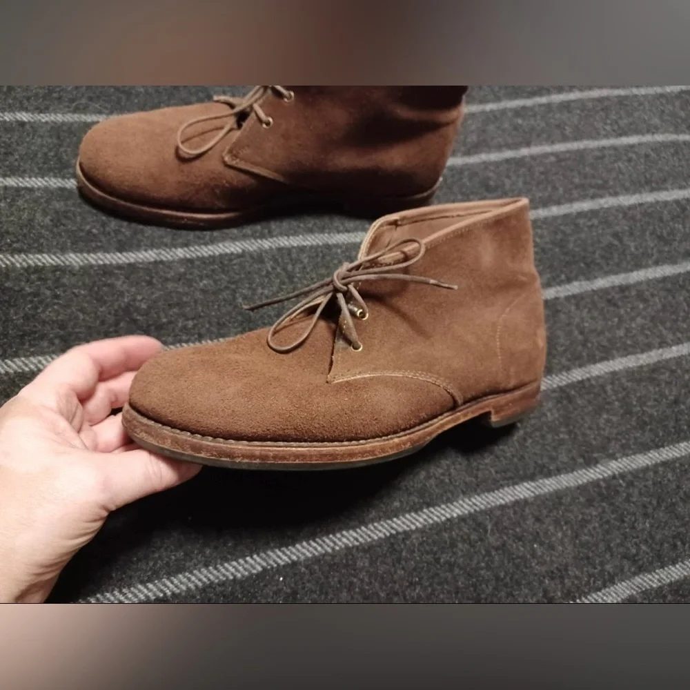 Rancourt & Co. Brown Suede Chukka Boots